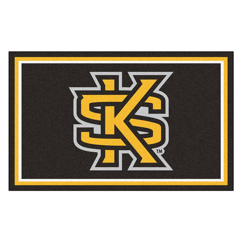 Kennesaw State Owls NCAA 4x6 Rug (46x72)