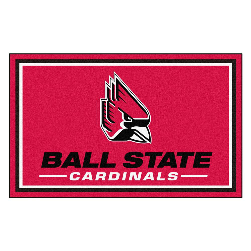 Ball State Cardinals NCAA 4x6 Rug (46x72)