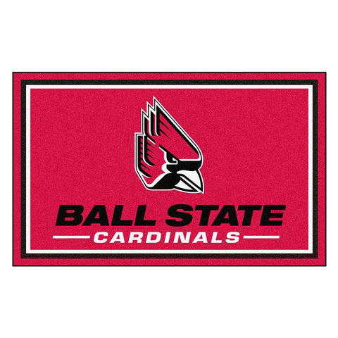 Ball State Cardinals NCAA 4x6 Rug (46x72)