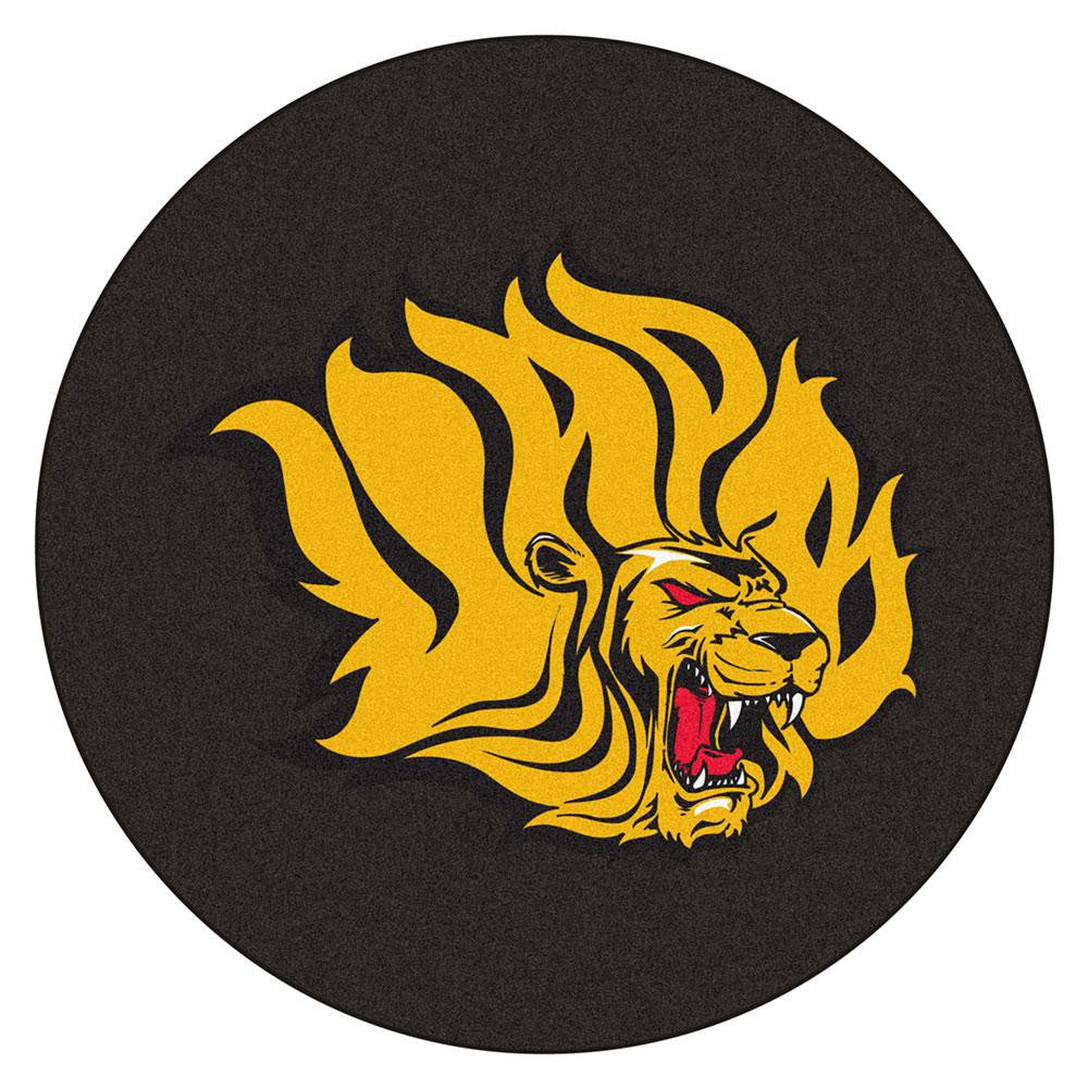 Arkansas Pine Bluff Golden Lions NCAA Puck Mat (29 diameter)