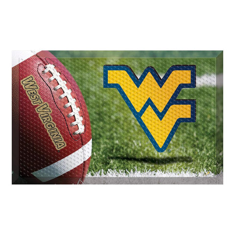 West Virginia Mountaineers NCAA Scraper Doormat (19x30)