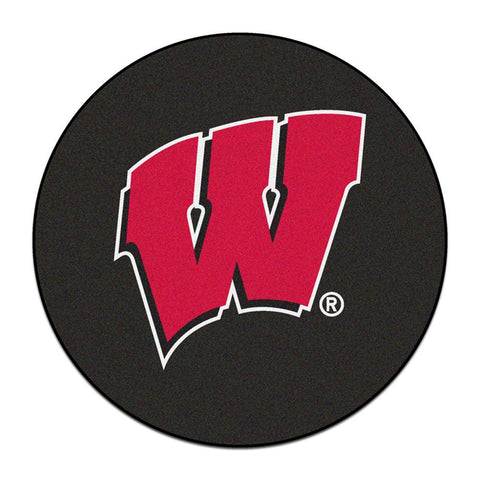 Wisconsin Badgers NCAA Puck Mat (29 diameter)