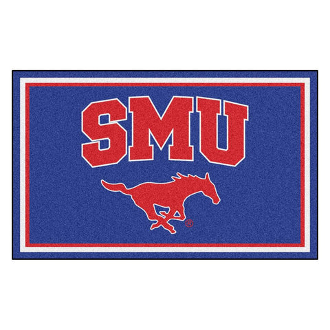 Southern Methodist Mustangs NCAA 4x6 Rug (46x72)