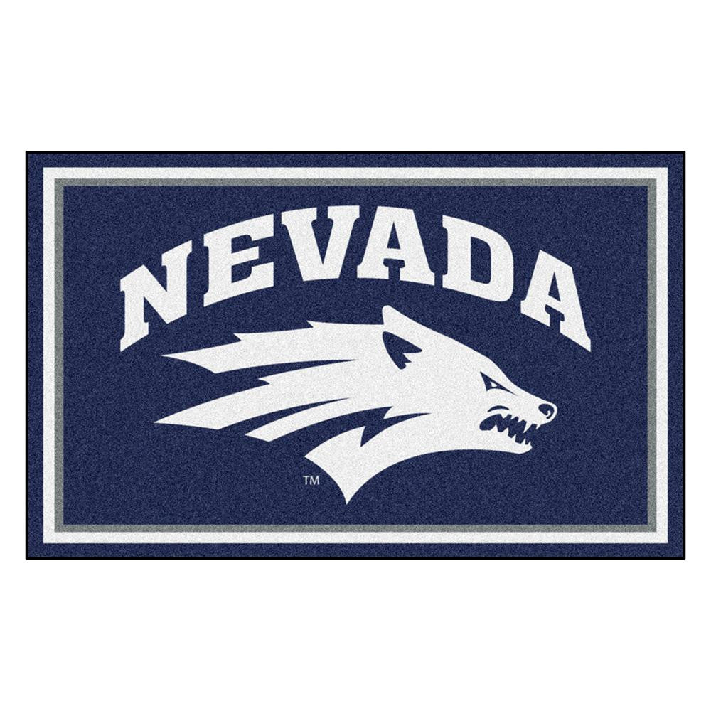 Nevada Wolf Pack NCAA 4x6 Rug (46x72)