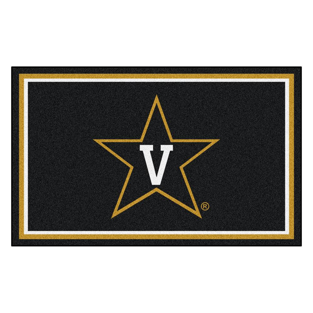 Vanderbilt Commodores NCAA 4x6 Rug (46x72)