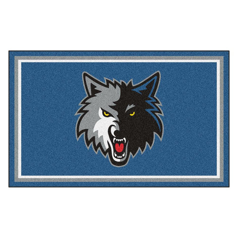 Minnesota Timberwolves NBA 4x6 Rug (46x72)