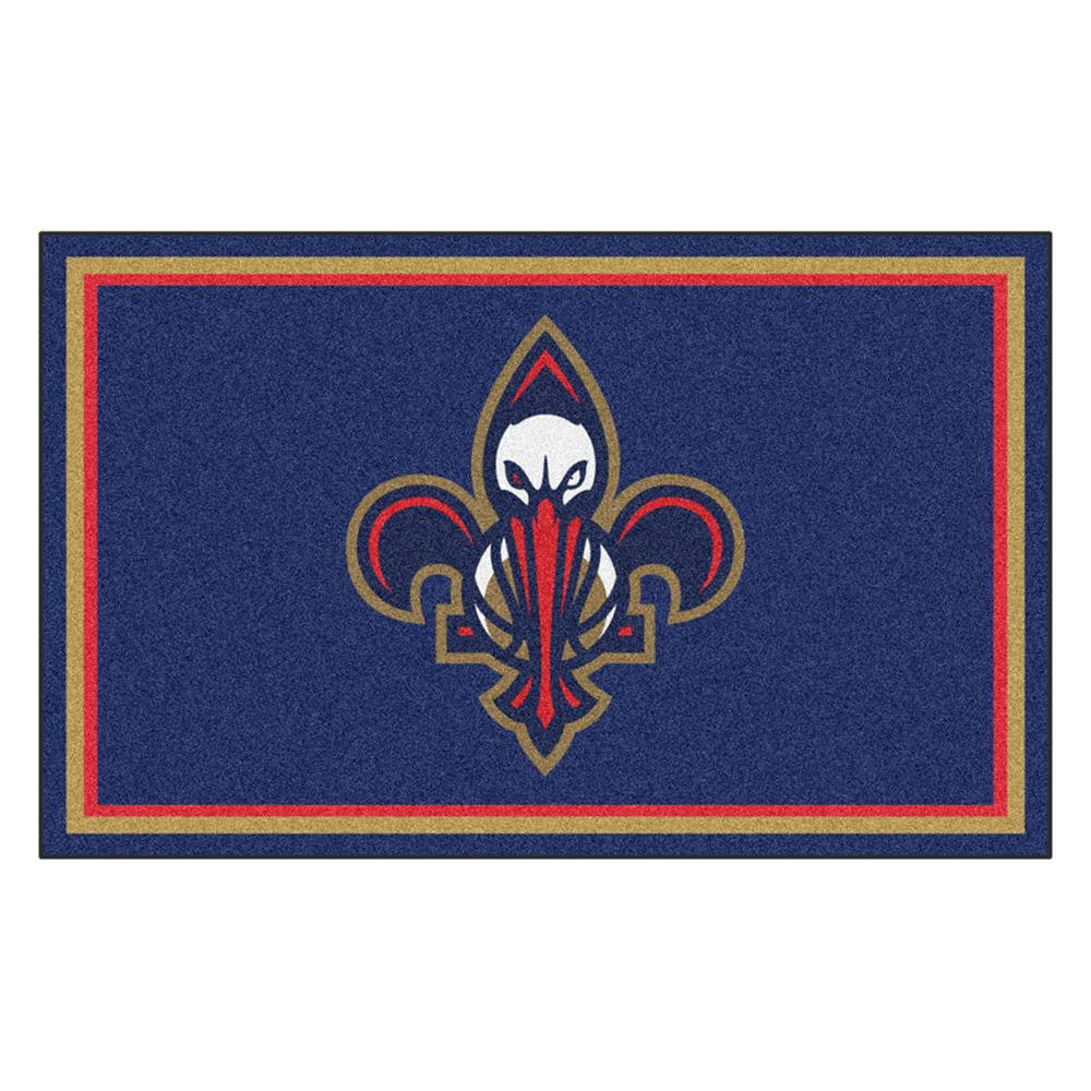 New Orleans Pelicans NBA 4x6 Rug (46x72)