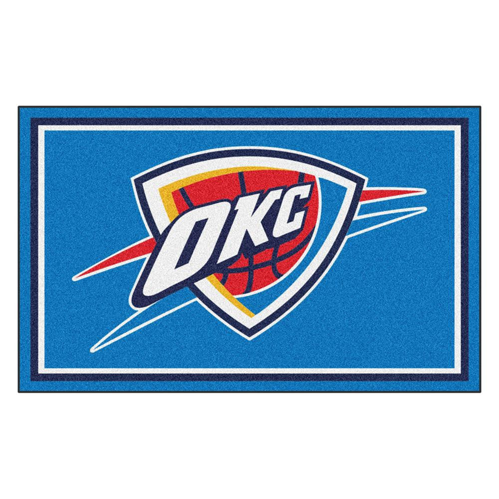 Oklahoma City Thunder NBA 4x6 Rug (46x72)