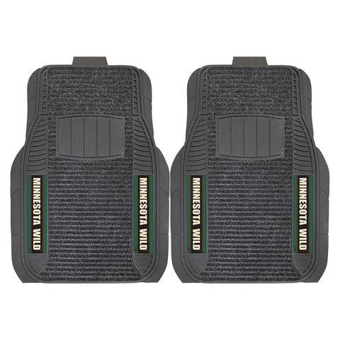 Minnesota Wild NHL Deluxe 2-Piece Vinyl Car Mats