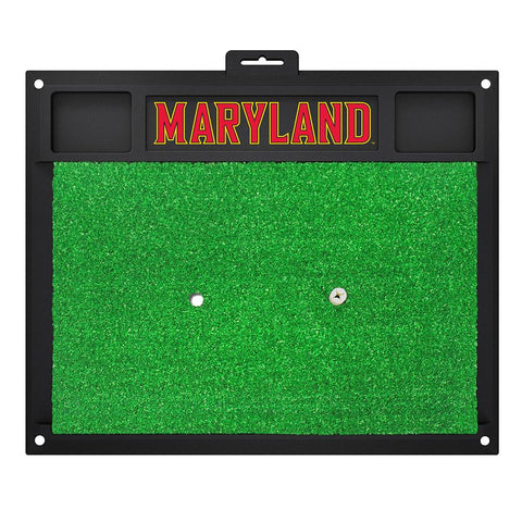 Maryland Terps NCAA Golf Hitting Mat (20in L x 17in W)