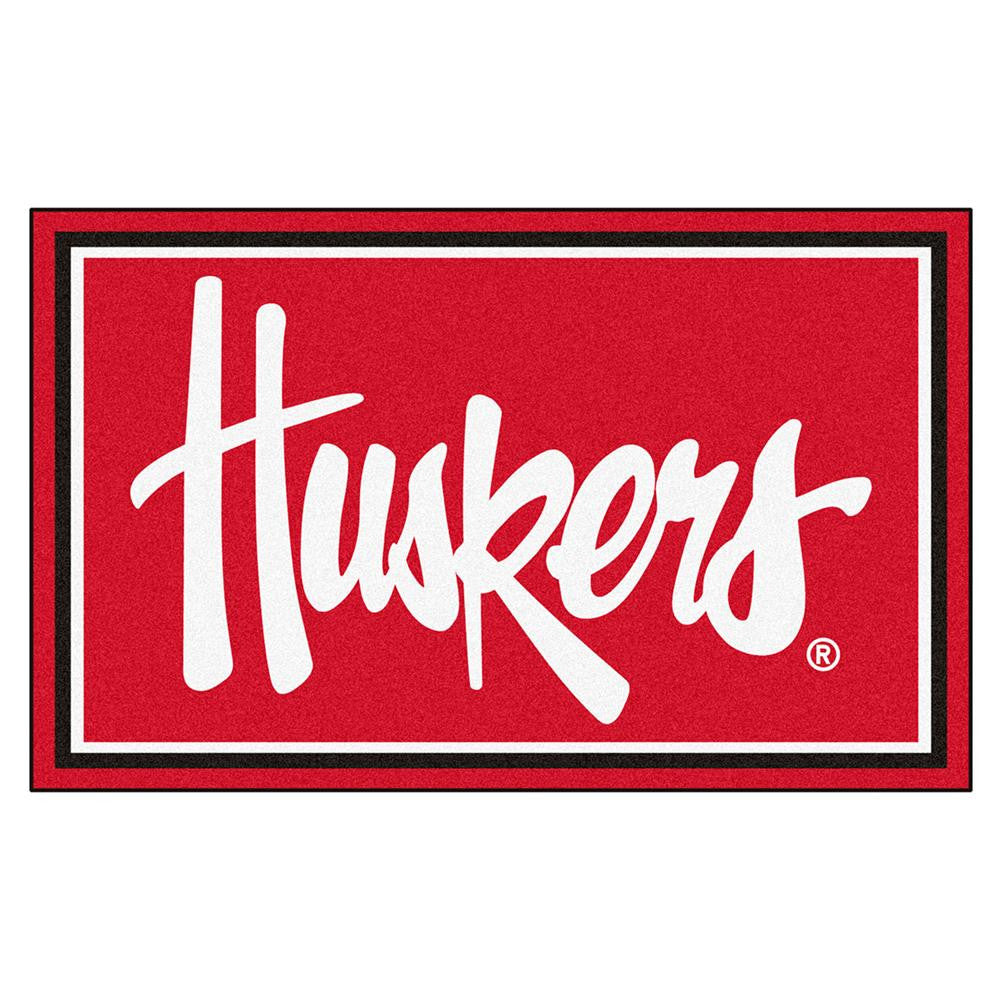 Nebraska Cornhuskers NCAA 4x6 Rug (46x72)