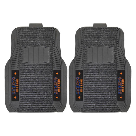 Houston Astros MLB Deluxe 2-Piece Vinyl Car Mats