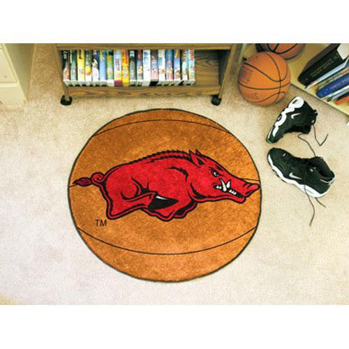 Arkansas Razorbacks NCAA Basketball Round Floor Mat (29)