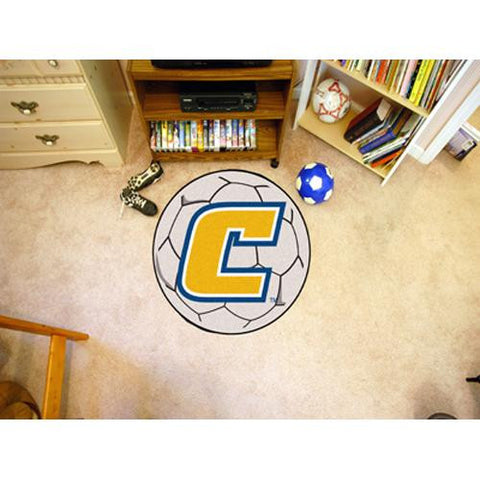 Tennessee Chattanooga Mocs NCAA Soccer Ball Round Floor Mat (29)