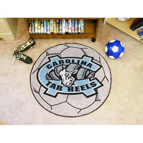 UNC - Chapel Hill NCAA Soccer Ball Round Floor Mat (29) Ram Logo