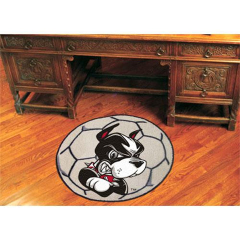 Boston Terriers NCAA Soccer Ball Round Floor Mat (29)