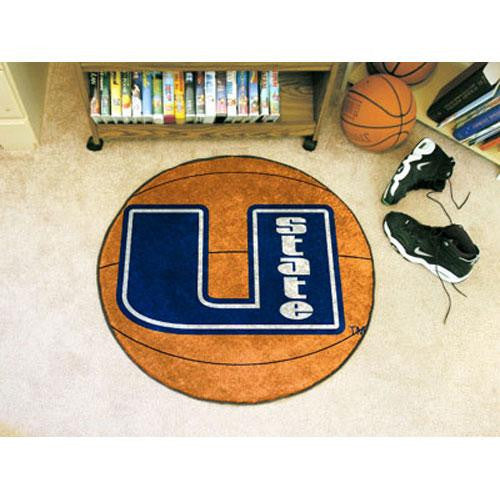 Utah State Aggies NCAA Basketball Round Floor Mat (29)