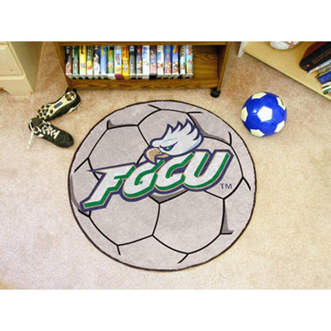 Florida Gulf Coast Eagles NCAA Soccer Ball Round Floor Mat (29)