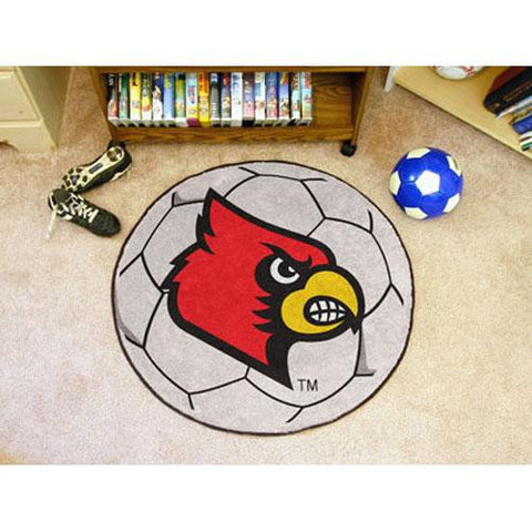 Louisville Cardinals NCAA Soccer Ball Round Floor Mat (29)