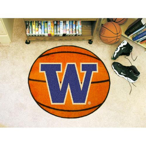 Washington Huskies NCAA Basketball Round Floor Mat (29)