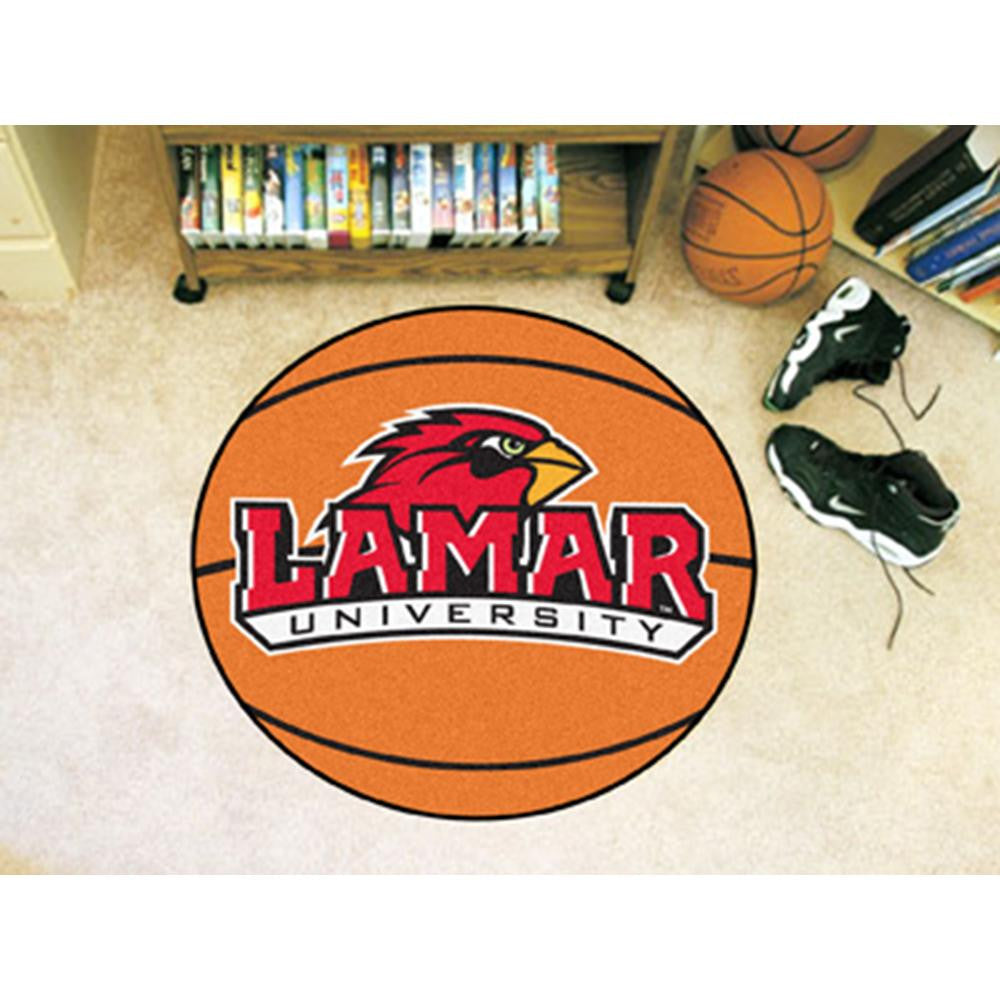 Lamar Cardinals NCAA Basketball Round Floor Mat (29)