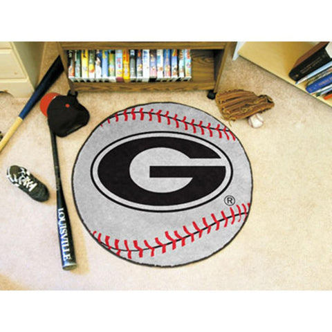 Georgia Bulldogs NCAA Baseball Round Floor Mat (29)