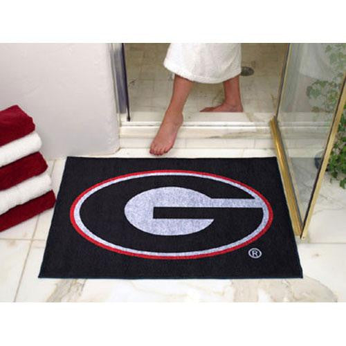 Georgia Bulldogs NCAA All-Star Floor Mat (34x45) G Logo on Black