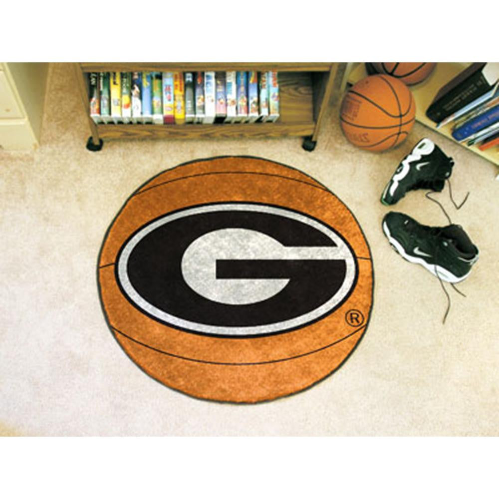 Georgia Bulldogs NCAA Basketball Round Floor Mat (29)