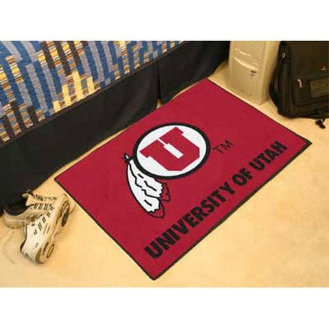 Utah Runnin Utes NCAA Starter Floor Mat (20x30)