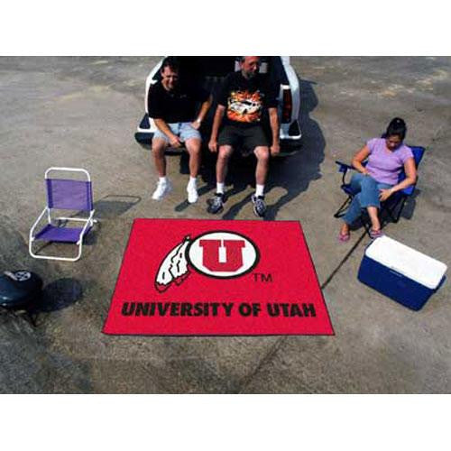 Utah Runnin Utes NCAA Tailgater Floor Mat (5'x6')