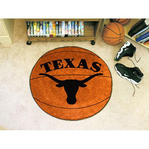 Texas Longhorns NCAA Basketball Round Floor Mat (29)