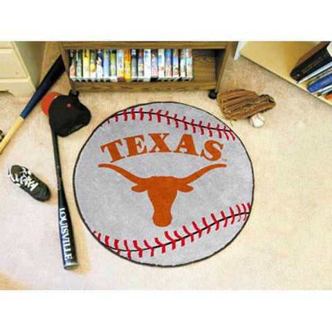 Texas Longhorns NCAA Baseball Round Floor Mat (29)