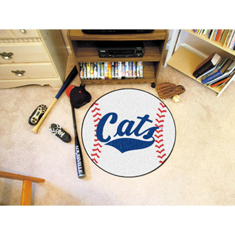 Montana State Bobcats NCAA Baseball Round Floor Mat (29)