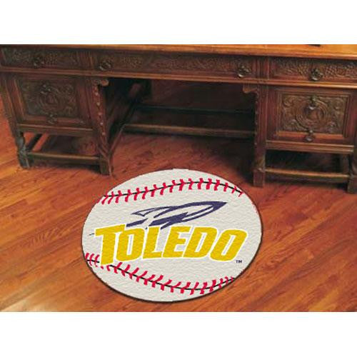 Toledo Rockets NCAA Baseball Round Floor Mat (29)