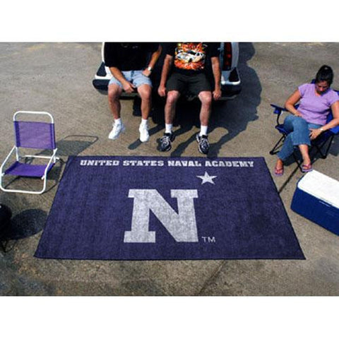 Navy Midshipmen NCAA Ulti-Mat Floor Mat (5x8')