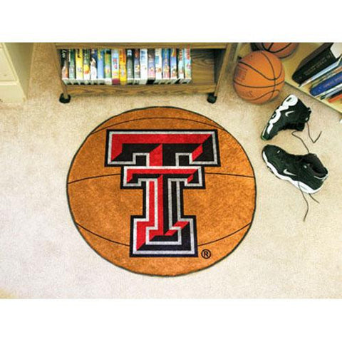 Texas Tech Red Raiders NCAA Basketball Round Floor Mat (29)