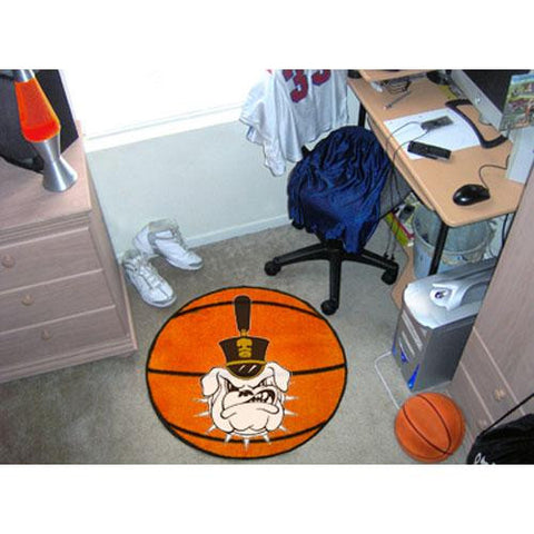 Citadel Bulldogs NCAA Basketball Round Floor Mat (29)