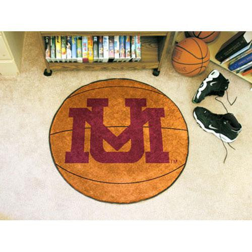 Montana Grizzlies NCAA Basketball Round Floor Mat (29)