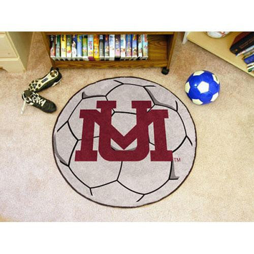 Montana Grizzlies NCAA Soccer Ball Round Floor Mat (29)