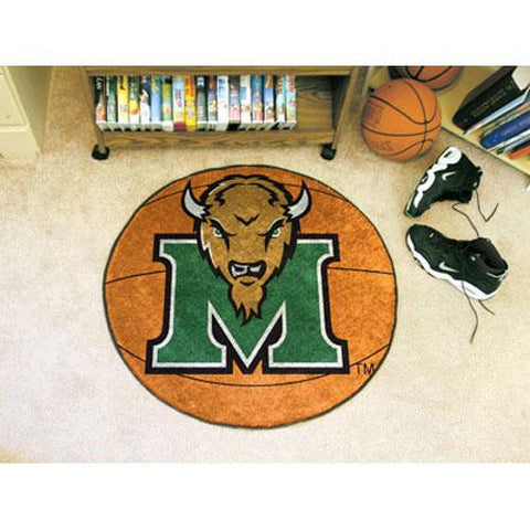 Marshall Thundering Herd NCAA Basketball Round Floor Mat (29)