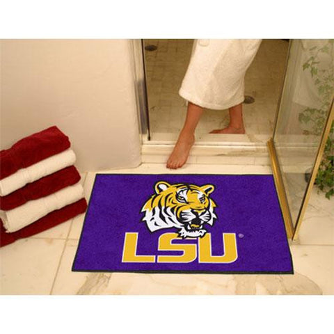 Louisiana State Fightin Tigers NCAA All-Star Floor Mat (34x45) LSU Logo