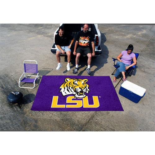 Louisiana State Fightin Tigers NCAA Ulti-Mat Floor Mat (5x8') LSU Logo