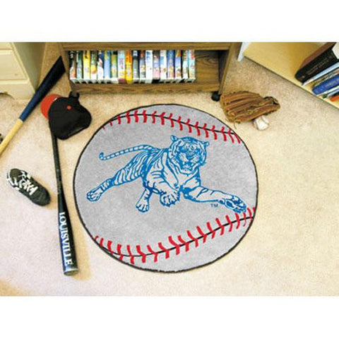 Jackson State Tigers NCAA Baseball Round Floor Mat (29)