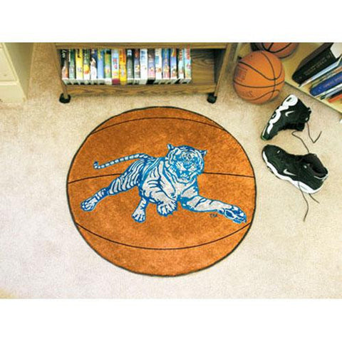 Jackson State Tigers NCAA Basketball Round Floor Mat (29)