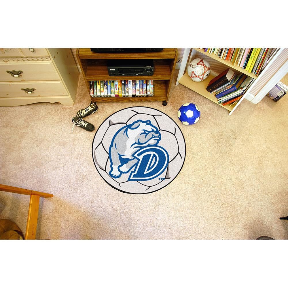 Drake Bulldogs NCAA Soccer Ball Round Floor Mat (29)