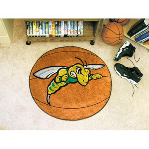 Black Hills State Yellow Jackets NCAA Basketball Round Floor Mat (29)