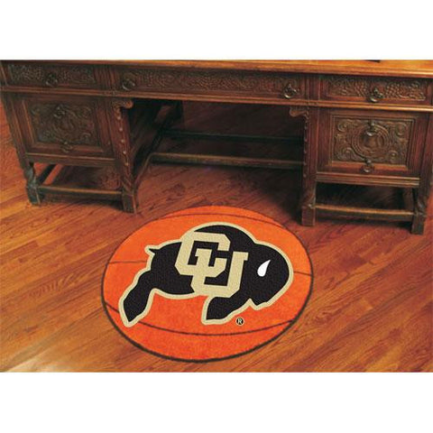 Colorado Golden Buffaloes NCAA Basketball Round Floor Mat (29)