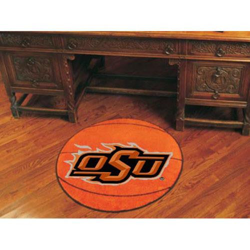 Oklahoma State Cowboys NCAA Basketball Round Floor Mat (29)