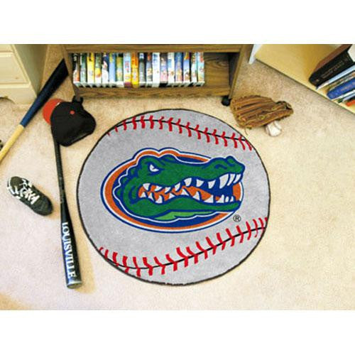 Florida Gators NCAA Baseball Round Floor Mat (29) Gator Head