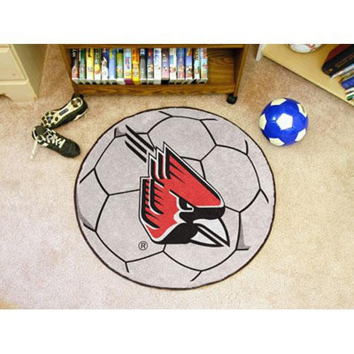 Ball State Cardinals NCAA Soccer Ball Round Floor Mat (29)